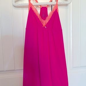 Pink and orange dress